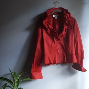 Dressy red jacket - made in Canada